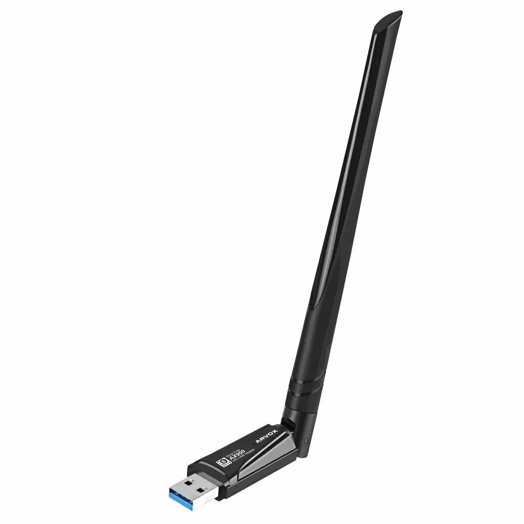 Arvox AX900 Wi-Fi 6 900Mbps Dual Band 2.4/5Ghz USB Adapter 5Dbi Antenna